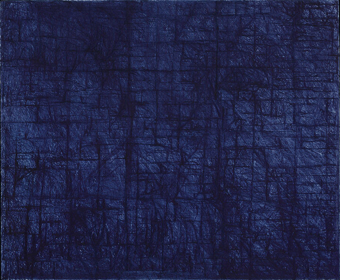 Zustandsdruck 8 in blau - 2001